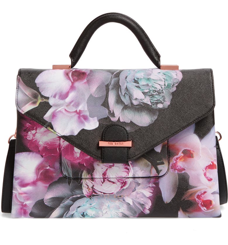 Ted Baker London Ethereal Posie Faux Leather Satchel | Nordstrom