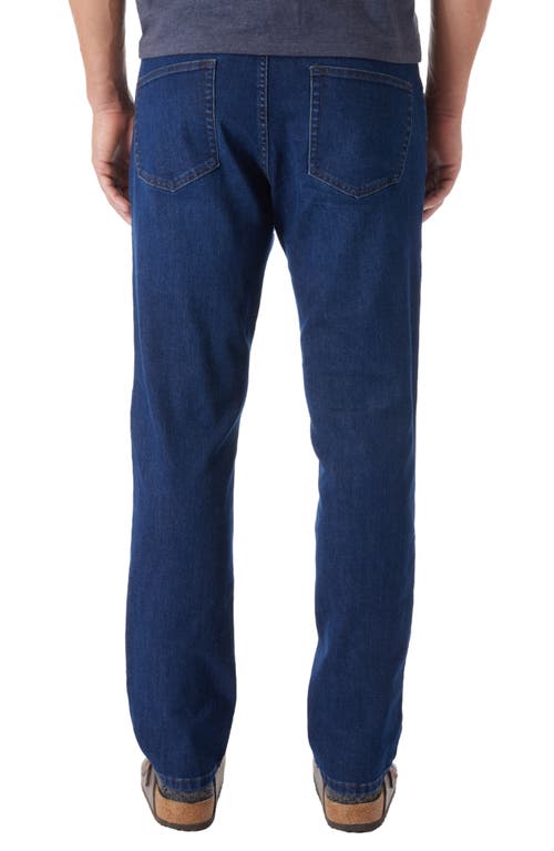 Fair Harbor Driftwood Straight Leg Jeans In Deep Sea Wash