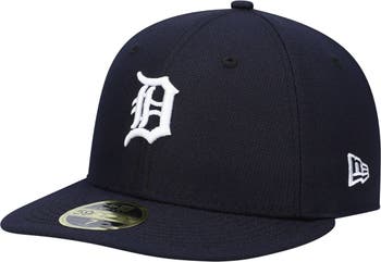 Men's New Era Stone/Navy Detroit Tigers Retro 59FIFTY Fitted Hat