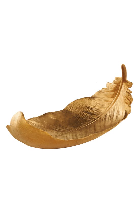 Shop Willow Row Gold Resin Decorative Bowl