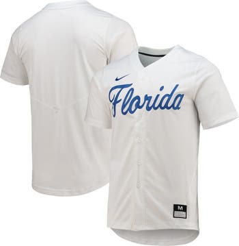 Nike Men's Oklahoma Sooners White Pinstripe Full Button Replica Baseball Jersey, Medium