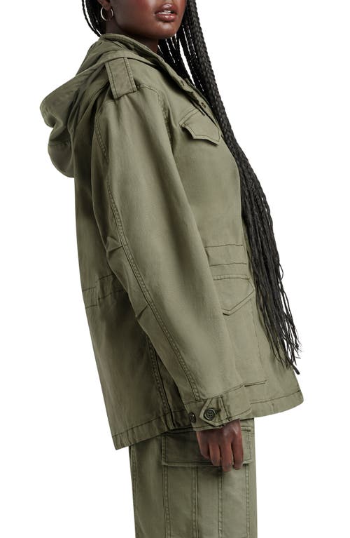 Splendid Tegan Hooded Utility Jacket In Trail