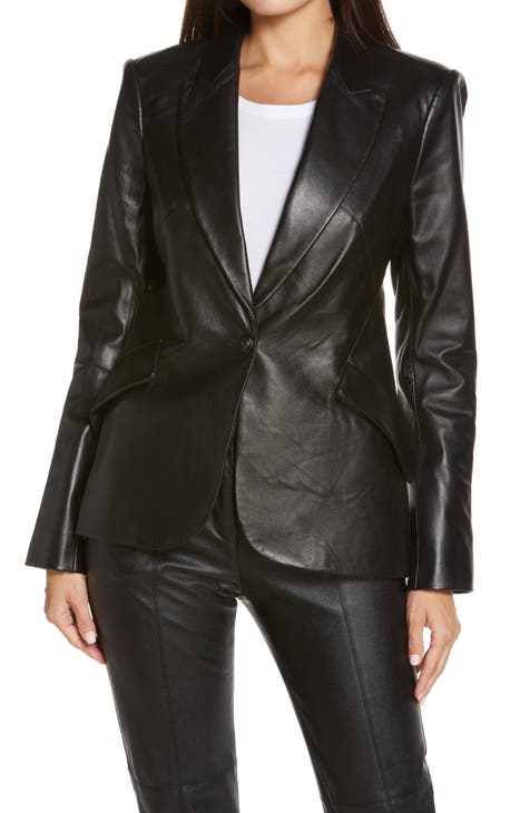 women leather blazers | Nordstrom