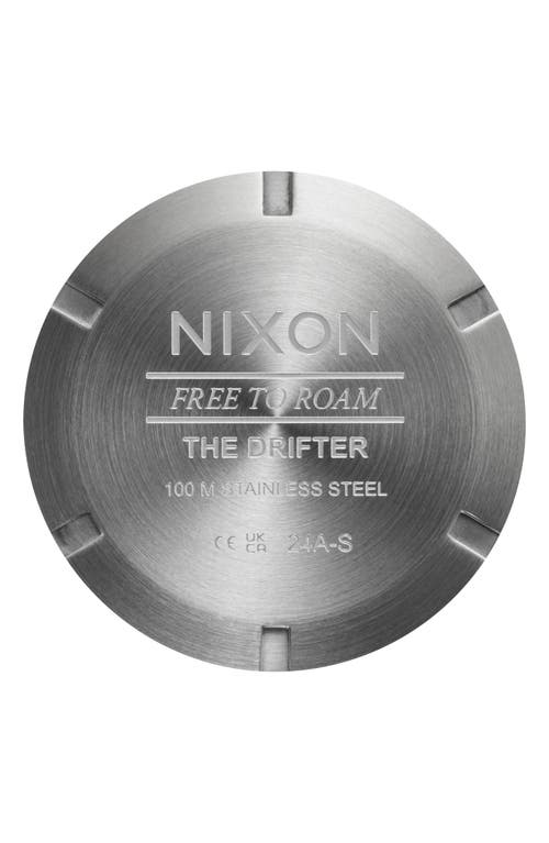 Shop Nixon Drifter 40 Watch, 40mm In Silver/midnight Sunray