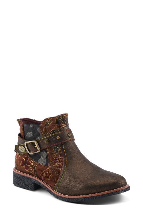 L'artiste By Spring Step Airies Bootie In Bronze Multi
