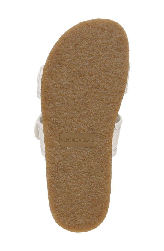 Shop Veronica Beard Percey Slide Sandal In Coconut