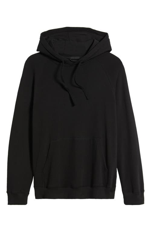 Shop Atm Anthony Thomas Melillo French Terry Hoodie In Black