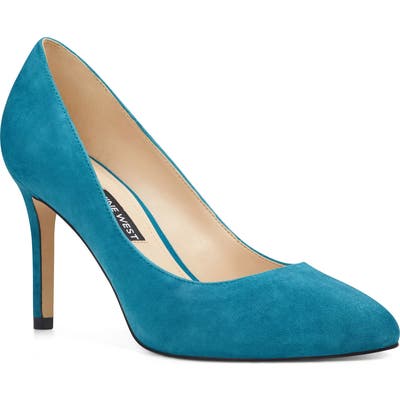 Nine West Dylan Pump, Blue/green