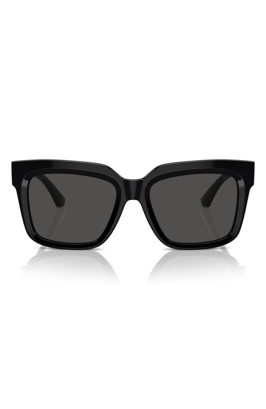 Shop Burberry 54mm Square Sunglasses In Black