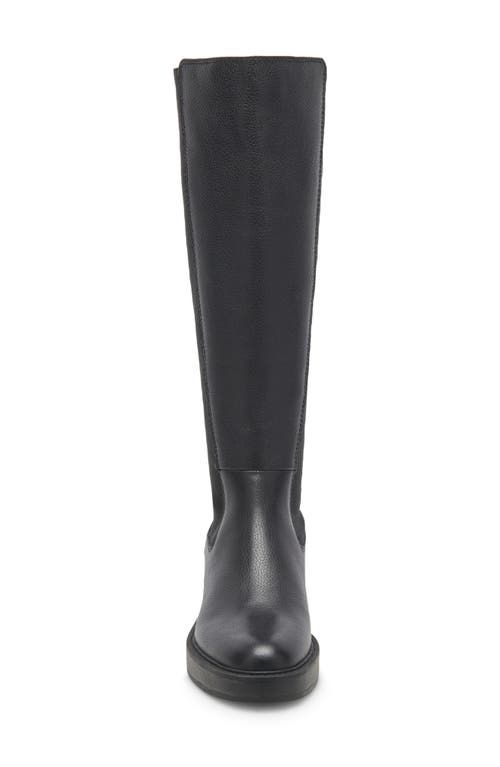Dolce Vita Eamon Knee High Boot In Black Leather H2o