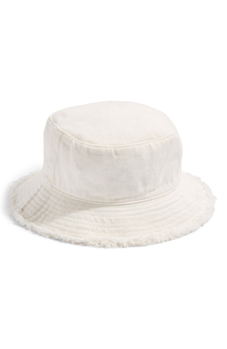 Topshop Frayed Twill Bucket Hat | Nordstrom