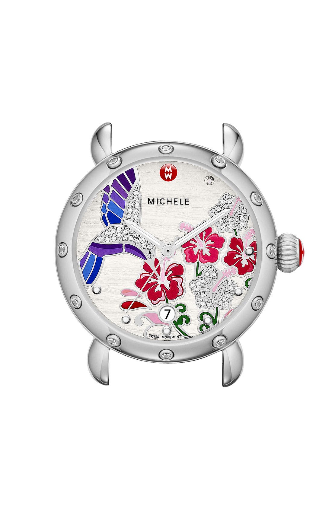 MICHELE 'Garden Party Butterfly' Diamond Watch Case Nordstrom