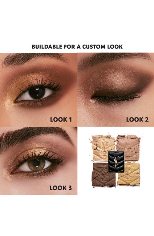 Saint Laurent Yves Couture Mini Clutch Luxury Eyeshadow Palette In 800 Over Dore