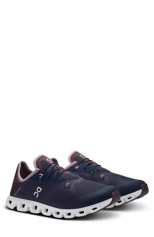 Shop On Cloud 5 Coast Sneaker In Midnight/mulberry