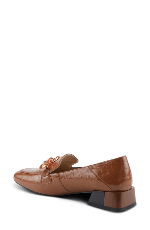 Shop Azura By Spring Step Baldwin Loafer Pump In Camel Patent