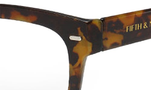 Fifth & Ninth Shiloh 64mm Square Blue Light Blocking Glasses In Torte