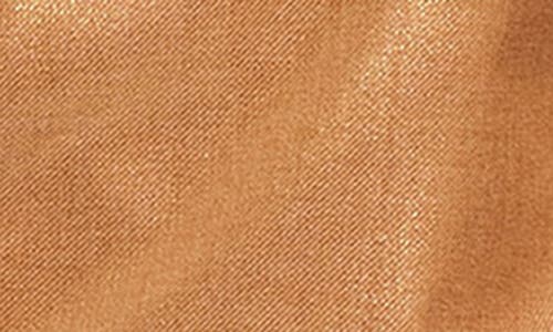 Shop Fifteen Twenty Sloane Metallic Wrap Top In Camel
