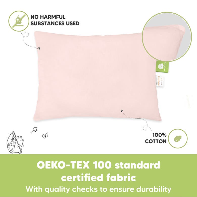 Shop Keababies 2-pack Toddler Pillows In Mist Pink