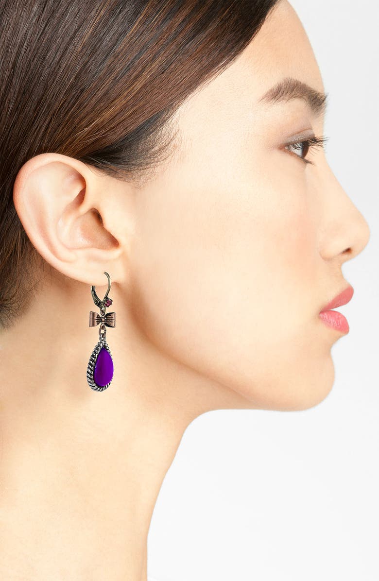 BETSEY JOHNSON 'Morocco Adventure' Drop Earrings, Main, color, FUCHSIA MULTI