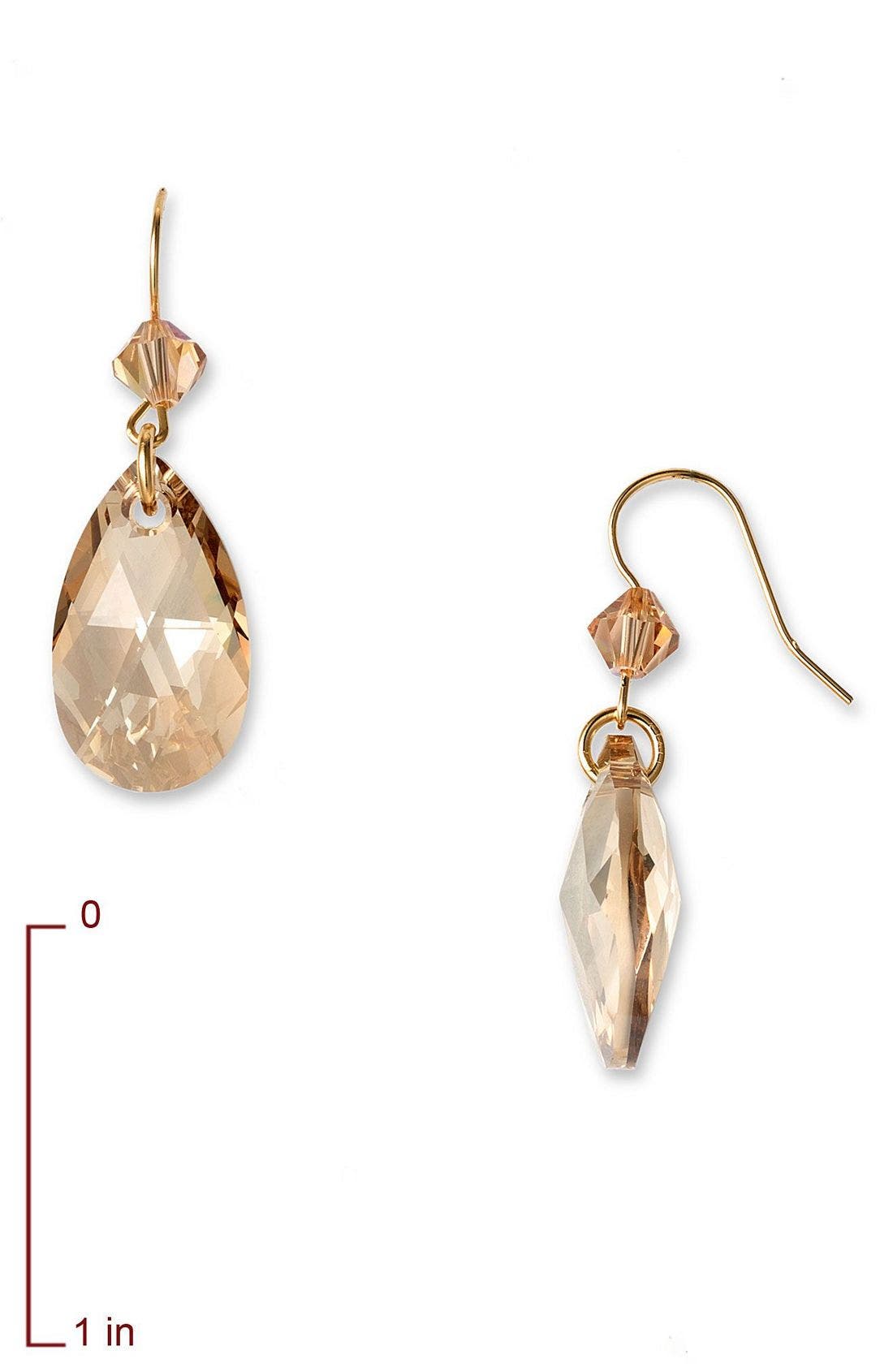 nordstrom crystal drop earrings