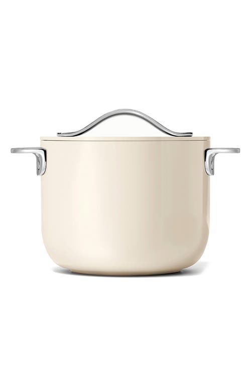 Shop Caraway Nonstick Ceramic Petite 2-quart Cooker With Lid In Cream