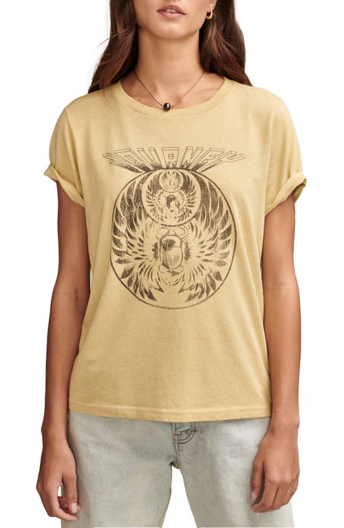 Lucky Brand Journey Beetle Graphic T-Shirt Rich Gold at Nordstrom,