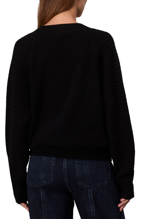 Shop Rag & Bone Kaylee V-neck Cashmere Sweater In Black