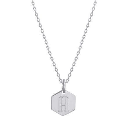 Stella + Ruby Monogram Initial Pendant Necklace