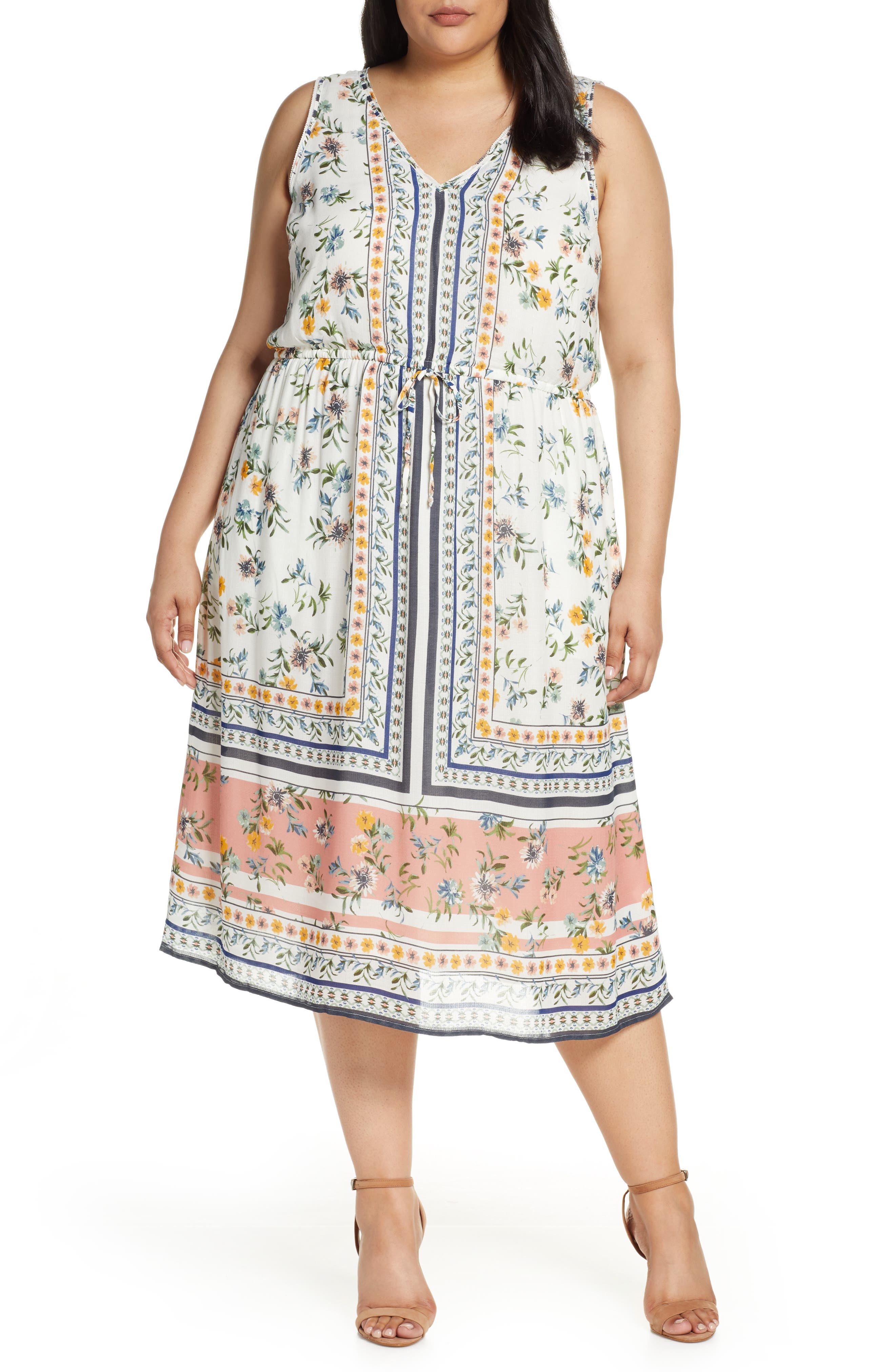 lucky brand drawstring dress
