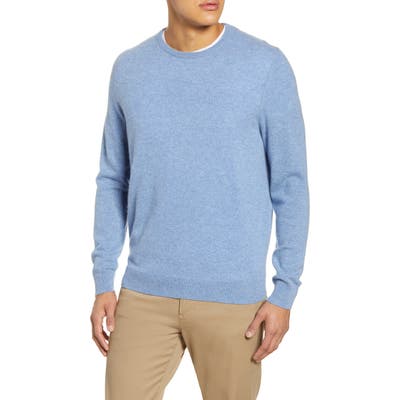 Nordstrom Shop Cashmere Crewneck Sweater, Blue