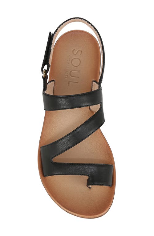 Shop Soul Naturalizer Shakina Slingback Sandal In Black Faux Leather