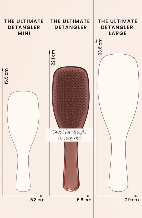 Tangle Teezer Ultimate Detangler Hairbrush In Chocolate Bronze