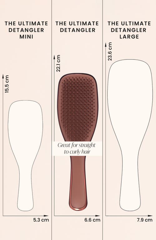 Shop Tangle Teezer Ultimate Detangler Hairbrush In Chocolate Bronze