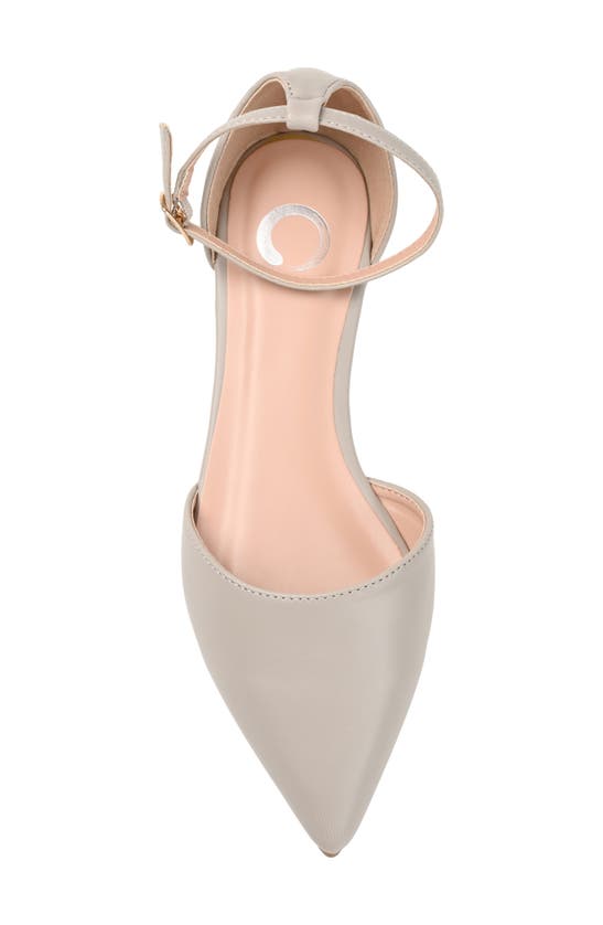 Journee Collection Reba Flat In Grey