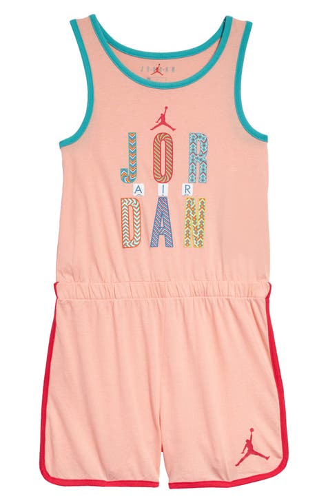 Kids' Air Jordan Appliqué Graphic Tank Romper (Big Girl)