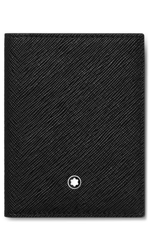 Montblanc Sartorial Leather Bifold Card Holder in Black at Nordstrom
