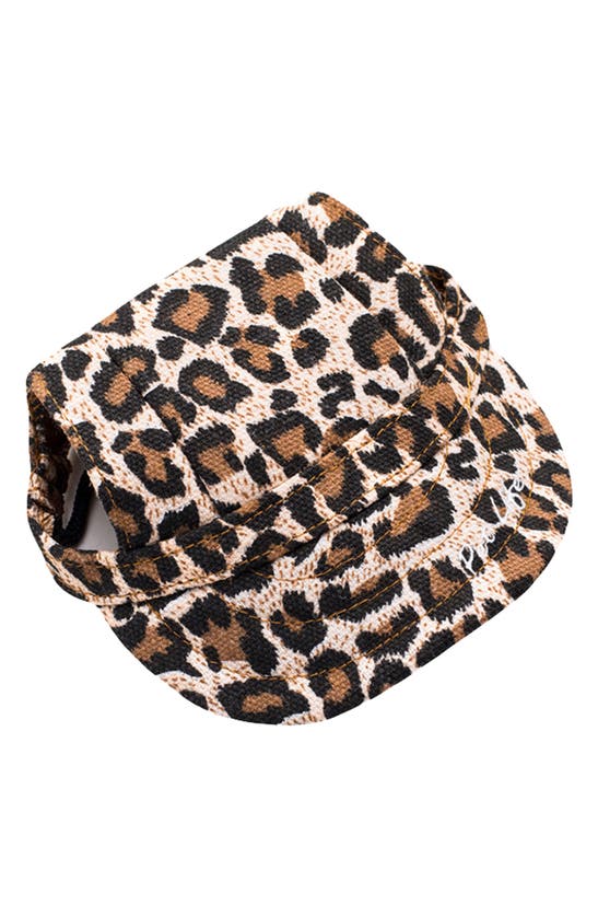 Petkit Cheetah Bonita Cheetah Patterned Uv Protectant Adjustable Fashion Dog Hat Cap