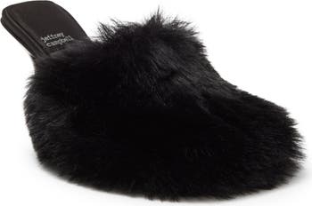 jeffrey campbell fur slides