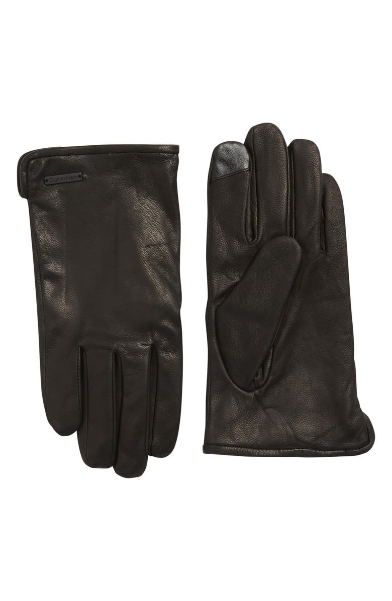Calvin Klein Classic Leather Gloves | Nordstromrack