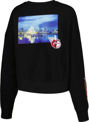 Chicago Cubs Pro Standard Women's City Scape Pullover Sweatshirt - Black