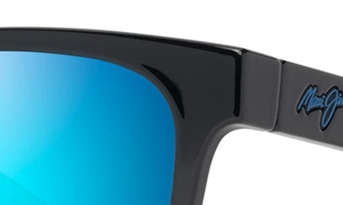 Maui Jim Punkikai Sunglasses In Shiny Black