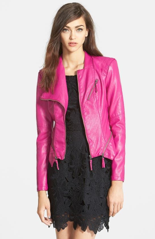 Blanknyc Faux Leather Jacket In Attention Hog