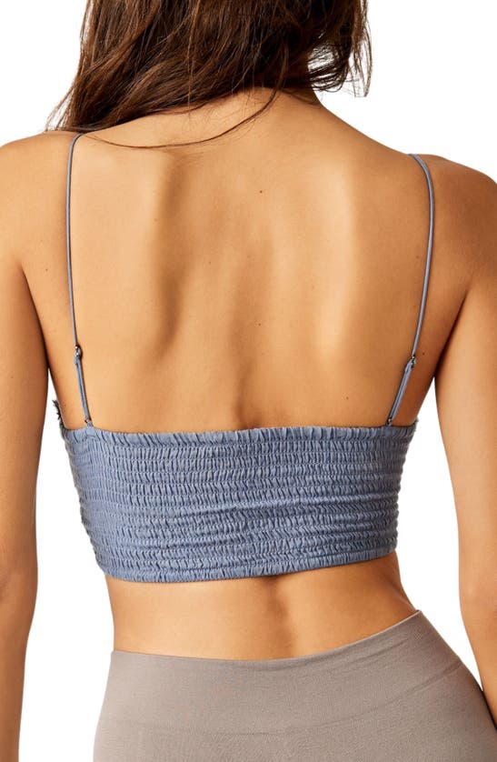 Shop Free People Athena Scallop Crochet Bralette In Twinkling Perry