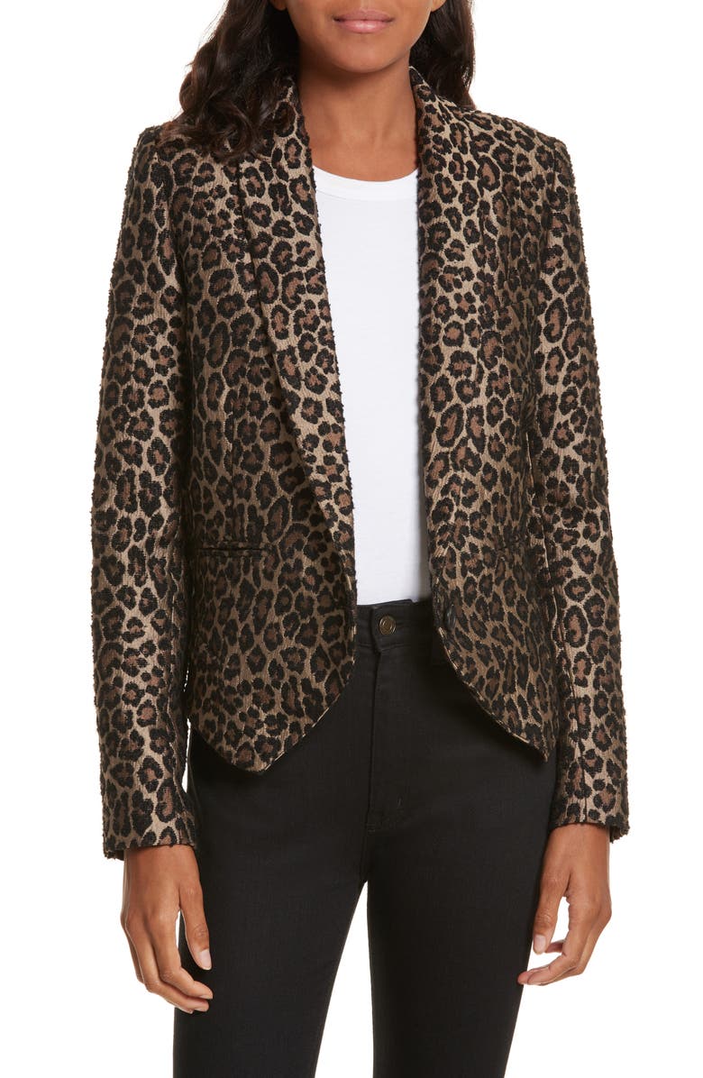Smythe Anytime Leopard Jacquard Blazer | Nordstrom