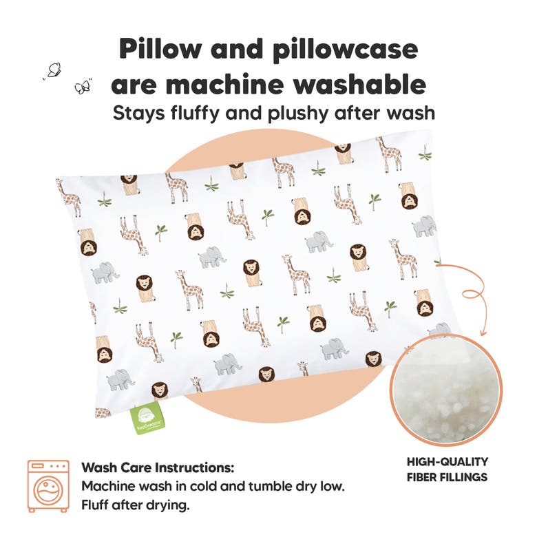 Shop Keababies Toddler Pillow With Pillowcase In The Wild