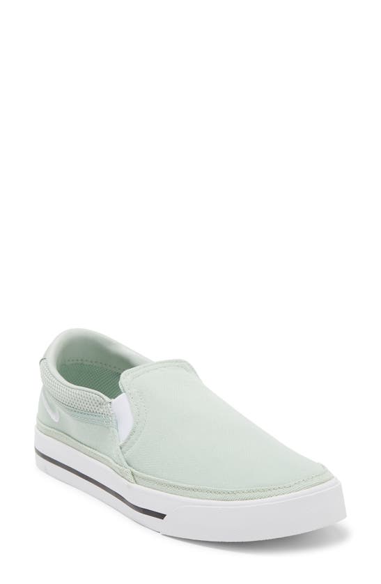 Nike Court Legacy Sneaker In Seafoam/ White-black