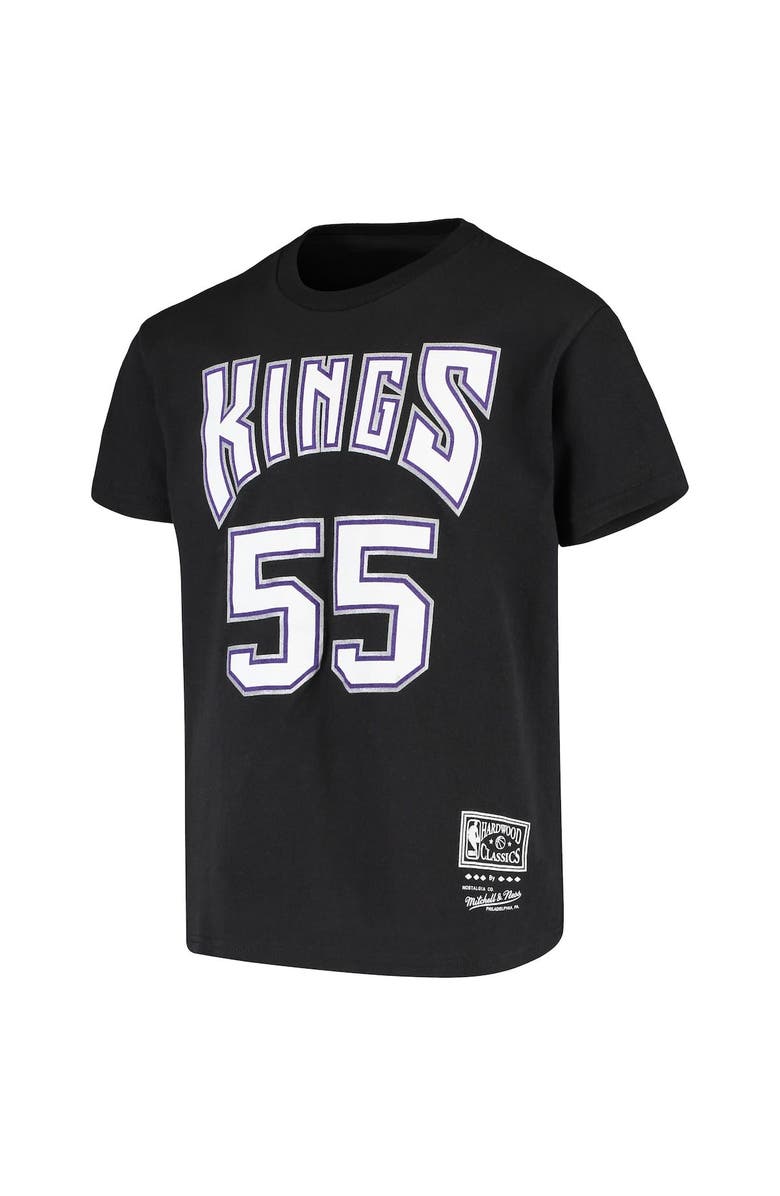 كراسة كانسون Youth Jason Williams Black Sacramento Kings Hardwood Classics Name & Number  T-Shirt كراسة كانسون