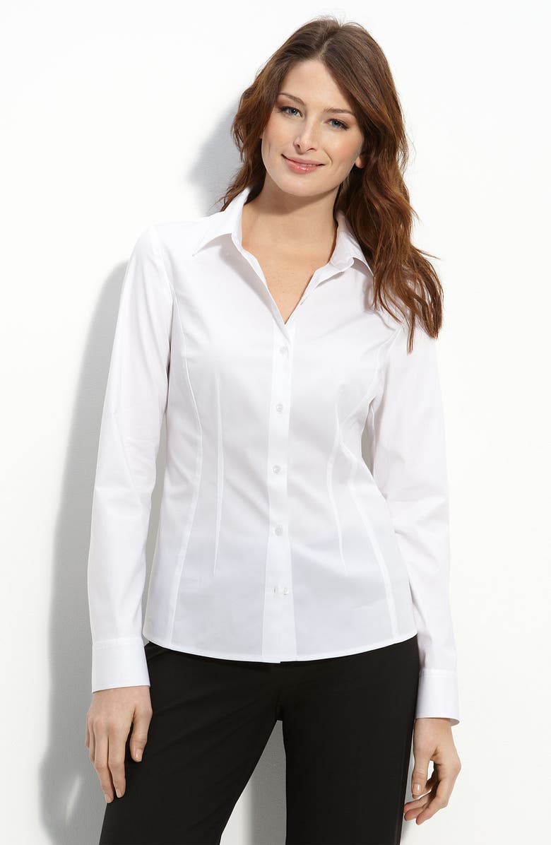 Halogen® Long Sleeve Fitted Shirt | Nordstrom