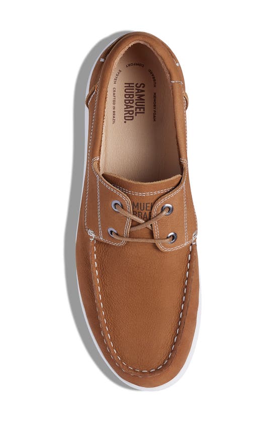 Shop Samuel Hubbard Featherweight Olema Moc Toe Shoe In Nutmeg Nubuck