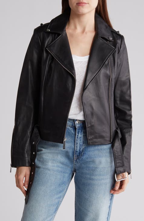 BB Dakota Gabrielle Faux Leather Asymmetrical Jacket, $105, Nordstrom